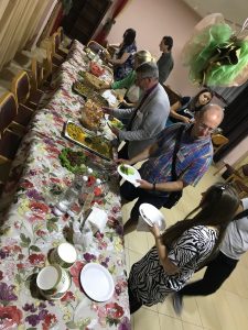 Our foodstation: “The Palace of the happy people”